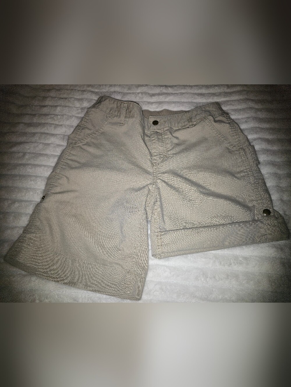 Carhartt Women's Cargo Shorts in Light Khaki